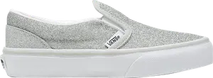 Кроссовки Classic Slip-On V Kids 'Glitter - Silver', серебряный