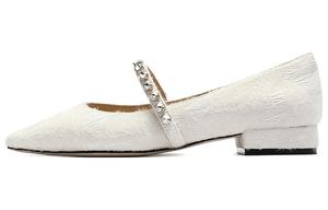 Повседневные туфли женские жемчужно-белые Staccato