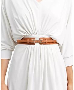 Женский кожаный пояс из лондонского тумана Belle & Bloom, коричневый