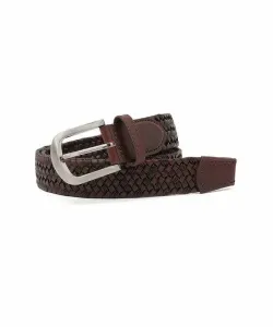 Zero от tornado mart ремень domodossola из эластичной сетки, цвет Dark Brown