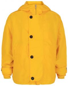 Куртка Ferragamo с капюшоном и покрытием, желтая