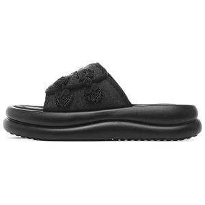 DAPHNE Женские противоскользящие шлепанцы Black, цвет Black