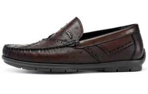 Лоферы 1,5 см мужские кофейного цвета Satchi, Coffee