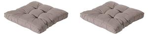 Подушка для сиденья Madison Basic 2er-Set, серо-коричневый