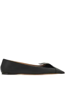 Балетки Bow Ferragamo, черный