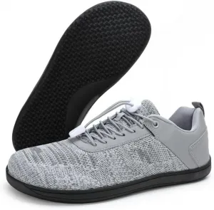 Мужские кроссовки для бега, прогулок и походов. Легкие дышащие спортивные туфли с мягкой подошвой для скалолазания, ходьбы, занятий в спортзале и повседневной носки Qacksv, серый