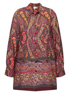 Блуза Ulla Popken, цвет weinrot