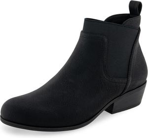 Женские ботинки Aerosoles Caddie, Black Grainy Faux Leather