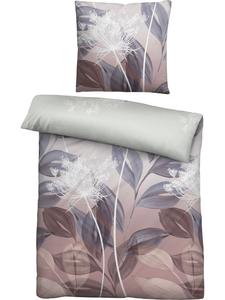 Постельное белье из тонкого фланели цвета античной розы Biberna, 155 x 220 + 80 x 80 см