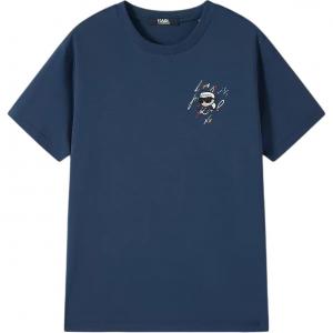 KARL LAGERFELD / Karl Lagerfeld Jeans Футболка KARL LAGERFELD SS25 мужская navy blue
