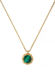 Колье с малахитом Emanuele Bicocchi, золотистый
