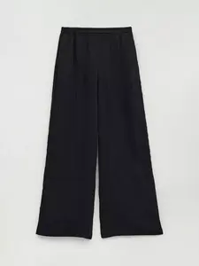 Брюки HUSH Mabel Fluid Wide Leg, черный