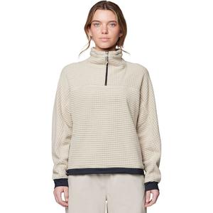 Женская футболка Summit Grid Big Grid с застежкой-молнией до середины груди Mountain Hardwear Mountain Hardwear, Fossil