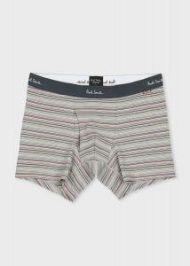 Боксерские шорты в полоску, размер XL Paul Smith, цвет Charcoal Gray
