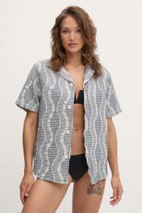 Хлопковая рубашка OAS, серый