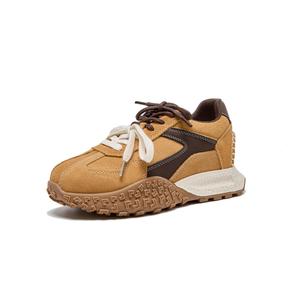 JIETEGONGYANG Женские низкие повседневные туфли Ginger Yellow, цвет Ginger Yellow