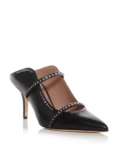 Женские мюли Maureen с декором и острым носком Malone Souliers, черный
