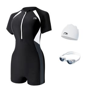 LINING Купальник слитный Women's Black White Gray