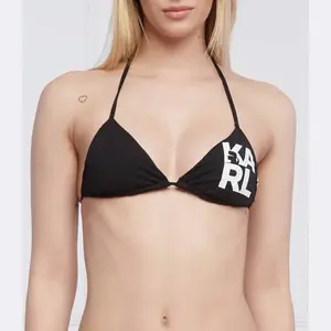 Верх бикини Karl Lagerfeld, черный