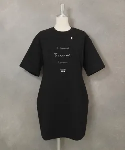 Платье с логотипом Word Logo UV Studio Picone, цвет Black (001)