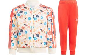 Детская повседневная спортивная одежда Adidas Originals, светло-красный