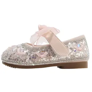 Противоскользящие, износостойкие, дышащие детские ботиночки для малышей MAIBUXIONG, розовый