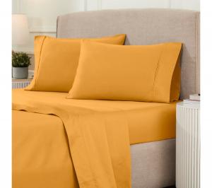 Комплект постельного белья из египетского хлопка с глубокими карманами, плотность ткани 1200 нитей, 4 предмета, размер California King Superior, Dijon