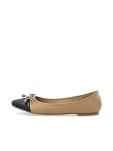 Bianco Балетки телесного и черного цвета