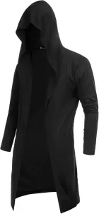 Мужской длинный кардиган с капюшоном и карманами RAGEMALL