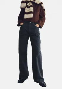 Расклешенные джинсы Mango, Anthracite