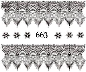 Водные наклейки для ногтей - №663, Raisin