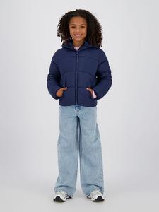 стеганая куртка темно-синего цвета Vingino