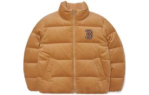 MLB Утепленная куртка унисекс бежево-желтая, Beige Yellow