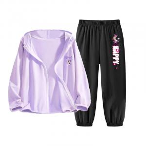 Повседневная спортивная одежда для детей 3-7 лет Disney, фиолетовый/черный
