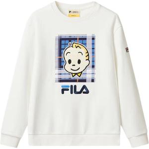 Свитшот Cloud White для подростков FILA KIDS, белый