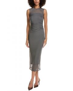 Платье миди Amanda Uprichard Lyle Amanda Uprichard, серый