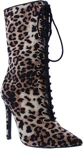 Женские ботильоны Liliana Footwear до икры, Selina-22, Leopard