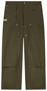 Брюки Kenzo Weave Double Knee Pant, зеленый