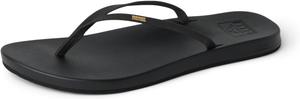 Женские облегченные шлепанцы Reef с тонкой подошвой, черный