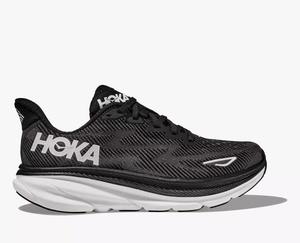 Кроссовки Hoka One One Clifton 9 1127895-BWHT Мужские Черно-белые Беговые