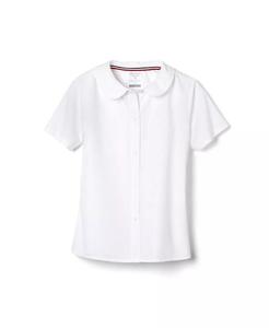 Блузка Питер Пэн с коротким рукавом для девочек Plus French Toast, белый