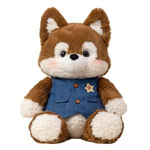 Коллекционная плюшевая игрушка Big Gray Wolf Bunny Doll, плюшевый мишка, высота 50см MIXIANG