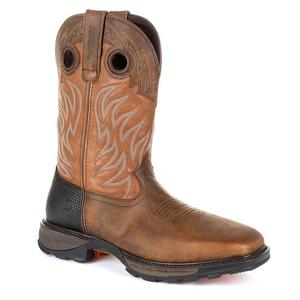 Мужские водонепроницаемые рабочие ботинки в стиле вестерн Durango Maverick XP со стальным носком, цвет Rugged Brn Cppr