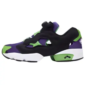 Reebok Кроссовки Instapump Fury Cushioning с низким дышащим верхом для повседневного бега унисекс, черные, зеленые, фиолетовые
