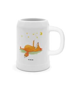 Пивная кружка лиса звезды без надписи белого цвета Mr. & Mrs. Panda