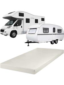 Redbest  Односпальная трикотажная простыня на резинке для караванов, автодомов и лодок, Питтсбург, белый цвет
