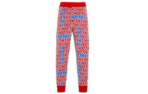 COACH Вязаные спортивные штаны женские красные