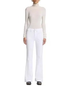 Женские джинсы Dojo Tailorless с накладными карманами и расклешенным низом 7 For All Mankind, белый