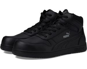 Кроссовки PUMA Safety Frontcourt Leather Mid ASTM EH, черный