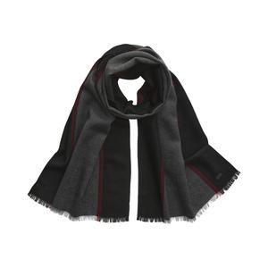 Шарф из 100% овечьей шерсти мужской ELLE, черный